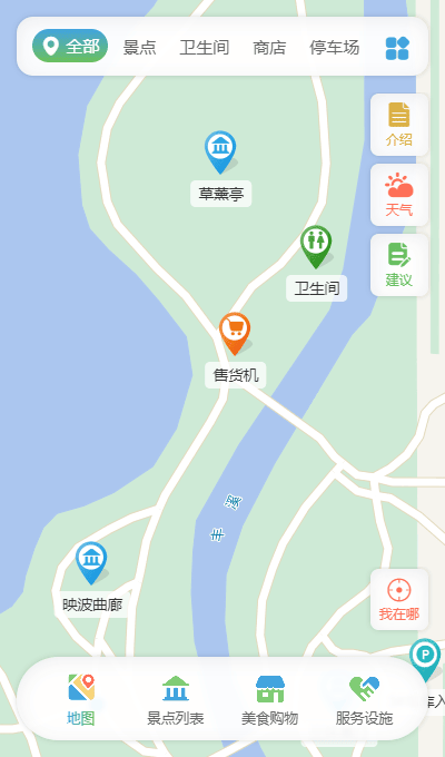 龙津湖（矢量地图）
